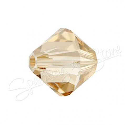Swarovski 5328 Crystal Golden Shadow (001 GSHA)