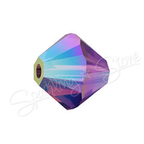 Swarovski 5328 Amethyst AB 2x (204 AB2)