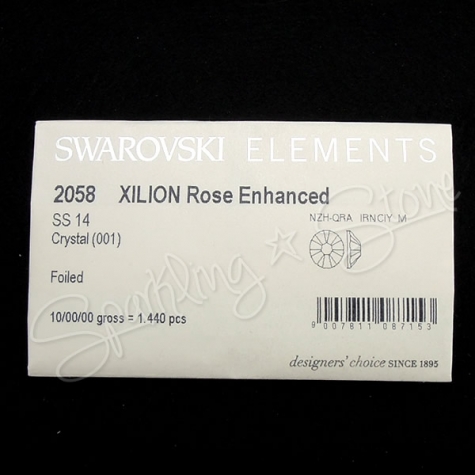 Swarovski Flat Backs (No Hotfix) 2058 SS14 Clear Crystal 001